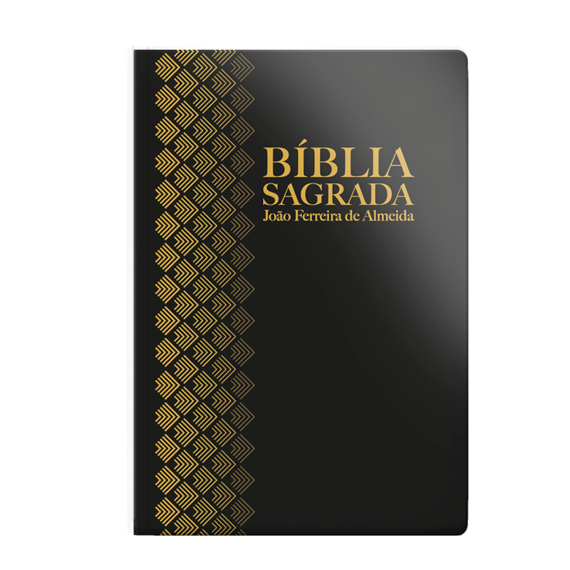 BÍBLIA RC LETRA NORMAL SEMI LUXO PRETA