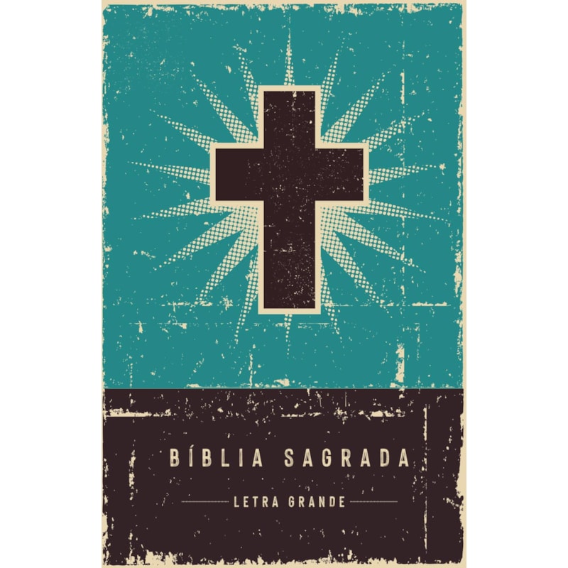 BÍBLIA RETRÔ TURQUESA, NVI, CAPA DURA, LETRA GRANDE, LEITURA PERFEITA