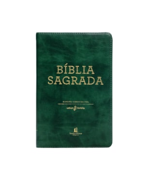 BÍBLIA SAGRADA ACF, CAPA LUXO VERDE, LEITURA PERFEITA