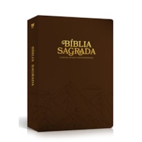 Bíblia Sagrada AEC - Letra Grande - Capa Marrom