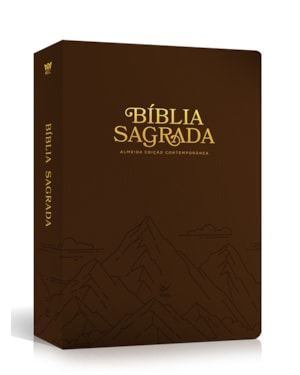 Bíblia Sagrada AEC - Letra Grande - Capa Marrom