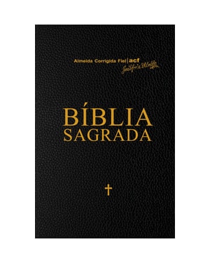 Bíblia sagrada almeida corrigida fiel - dourada
