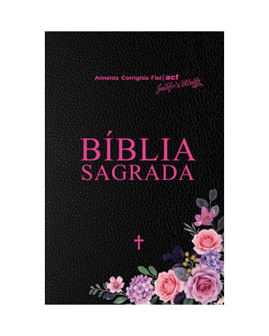 Bíblia sagrada almeida corrigida fiel - rosa