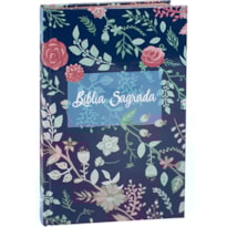 BÍBLIA SAGRADA ALMEIDA REVISTA E CORRIGIDA - CAPA PRIMAVERA | SBB | BÍBLIA SAGRADA ECONÔMICA COM BEIRA PINTADA EM BRONZE E CAPA DURA.: ALMEIDA REVISTA E CORRIGIDA (ARC)