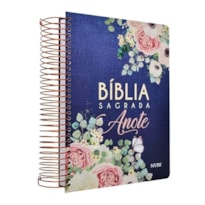 BIBLIA SAGRADA ANOTE FLORES JEANS NVI
