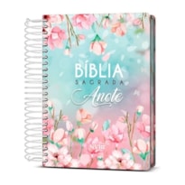 BIBLIA SAGRADA ANOTE FLORES MAGNÓLIA NVI