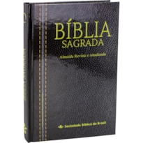 BÍBLIA SAGRADA ARA, LETRA REGULAR, CAPA DURA PRETA: ALMEIDA REVISTA E ATUALIZADA (ARA)