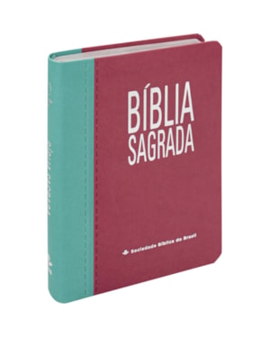 BÍBLIA SAGRADA ARA PARA MULHER, LETRA GIGANTE, COM ÍNDICE, CAPA COURO SINTÉTICO ROSA DUOTONE: ALMEIDA REVISTA E ATUALIZADA (ARA)