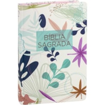 BÍBLIA SAGRADA ARA,PARA MULHER, LETRA REGULAR, CAPA DURA FLORAL: ALMEIDA REVISTA E ATUALIZADA (ARA)