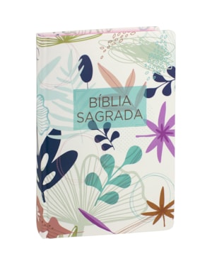 BÍBLIA SAGRADA ARA,PARA MULHER, LETRA REGULAR, CAPA DURA FLORAL: ALMEIDA REVISTA E ATUALIZADA (ARA)