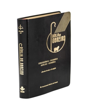 BÍBLIA SAGRADA ARC DE ESTUDO, LETRA GRANDE, COM PALAVRAS DE JESUS DESTACADAS, COM MAPA, CAPA COURO SINTÉTICO PRETA: ALMEIDA REVISTA E CORRIGIDA (ARC)