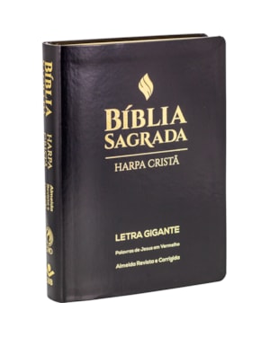 BÍBLIA SAGRADA ARC LETRA GIGANTE COM HARPA CRISTÃ: ALMEIDA REVISTA E CORRIGIDA (ARC)