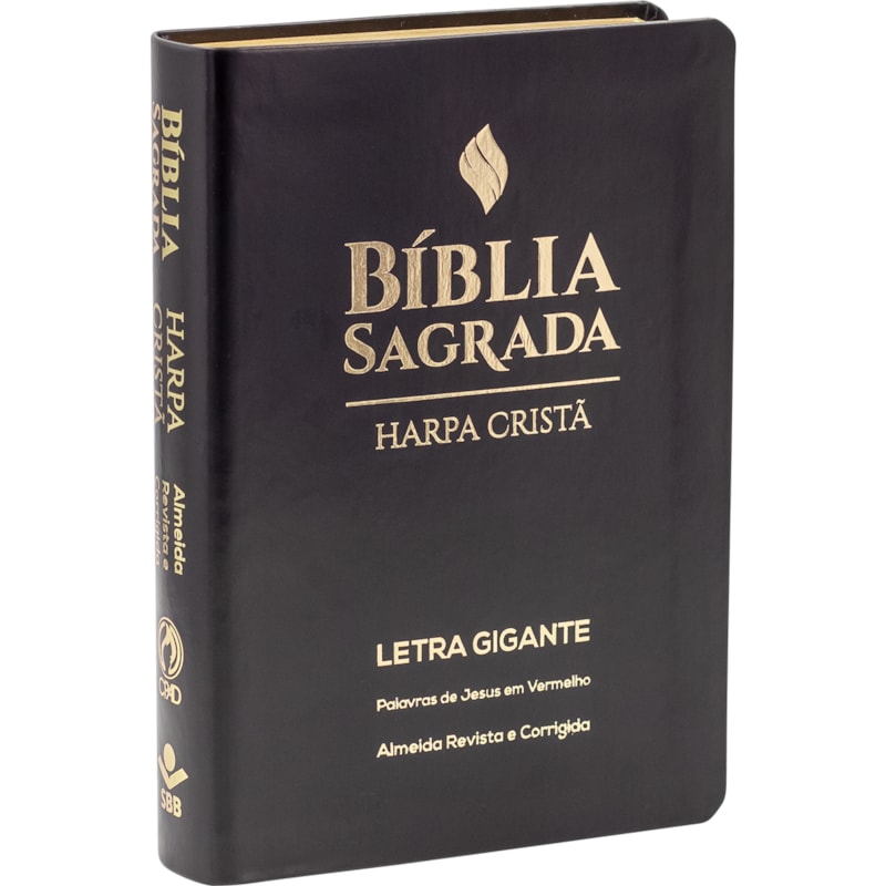 BÍBLIA SAGRADA ARC LETRA GIGANTE COM HARPA CRISTÃ: ALMEIDA REVISTA E CORRIGIDA (ARC)