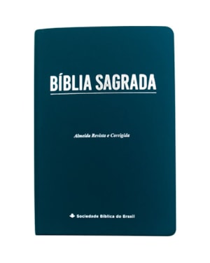 BÍBLIA SAGRADA ARC, LETRA GIGANTE, COM PALAVRAS DE JESUS DESTACADAS, CAPA COURO SINTÉTICO AZUL