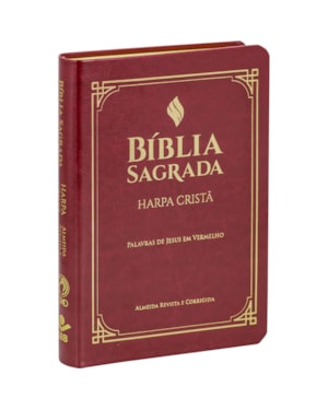 BÍBLIA SAGRADA ARC LETRA GRANDE COM HARPA CRISTÃ: ALMEIDA REVISTA E CORRIGIDA (ARC)