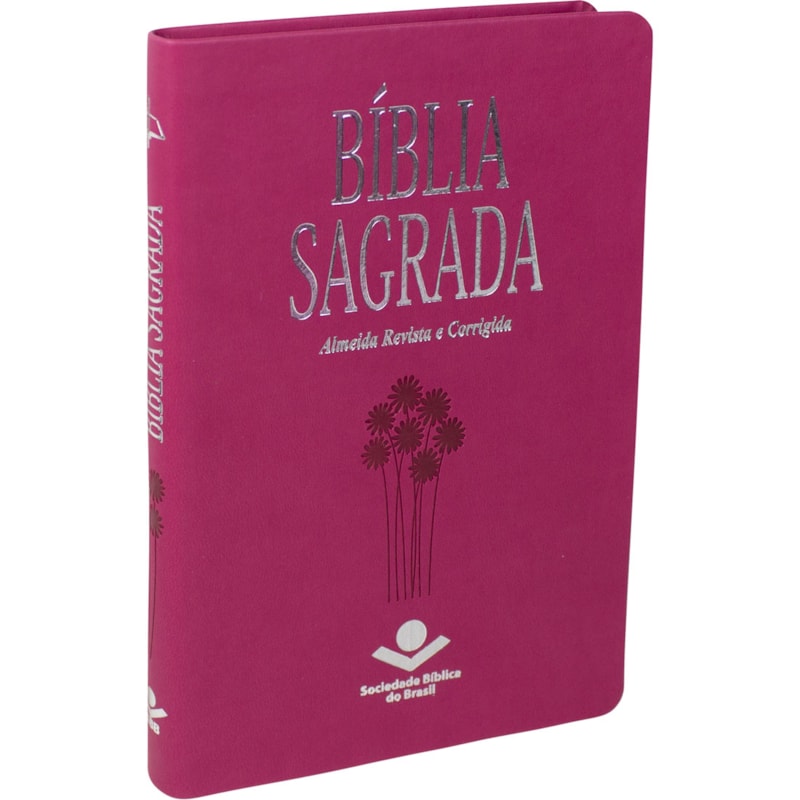 BÍBLIA SAGRADA ARC, LETRA REGULAR, CAPA COURO SINTÉTICO ROSA: ALMEIDA REVISTA E CORRIGIDA (ARC)