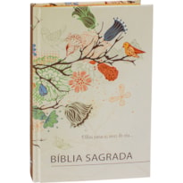 BÍBLIA SAGRADA ARC, LETRA REGULAR, CAPA DURA FLORES: ALMEIDA REVISTA E CORRIGIDA (ARC)