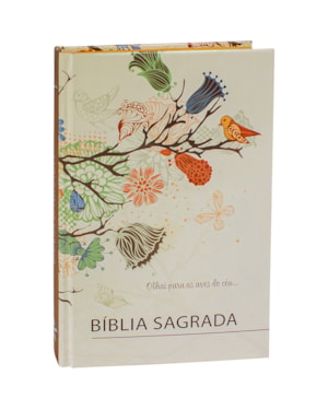BÍBLIA SAGRADA ARC, LETRA REGULAR, CAPA DURA FLORES: ALMEIDA REVISTA E CORRIGIDA (ARC)