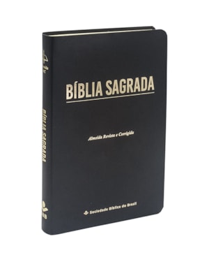 BÍBLIA SAGRADA ARC, LETRA REGULAR, CAPA SEMI FLEXÍVEL PRETA: ALMEIDA REVISTA E CORRIGIDA (ARC)