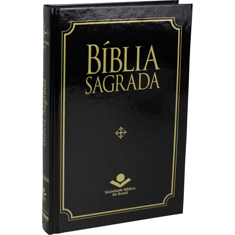 BÍBLIA SAGRADA ARC, LETRA REGULAR, COM MAPA, CAPA DURA PRETA: ALMEIDA REVISTA E CORRIGIDA (ARC)