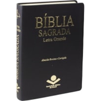 BÍBLIA SAGRADA ARC, PARA ADOLESCENTE, LETRA GRANDE, CAPA COURO SINTÉTICO PRETA: ALMEIDA REVISTA E CORRIGIDA (ARC)