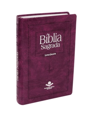 BÍBLIA SAGRADA ARC PARA MULHER, LETRA GIGANTE, COM PALAVRAS DE JESUS DESTACADAS, COM ÍNDICE, CAPA COURO SINTÉTICO: PÚRPURA NOBRE: ALMEIDA REVISTA E CORRIGIDA (ARC)