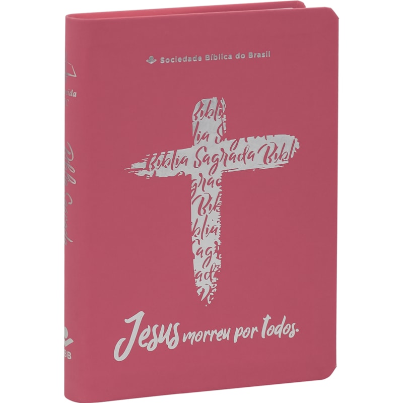 BÍBLIA SAGRADA ARC, PARA MULHER, LETRA GRANDE, CAPA COURO SINTÉTICO ROSA: ALMEIDA REVISTA E CORRIGIDA (ARC)