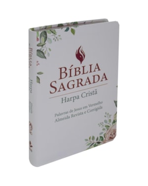 BÍBLIA SAGRADA ARC PARA MULHER, LETRA GRANDE, COM PALAVRAS DE JESUS DESTACADAS, CAPA COURO SINTÉTICO BRANCA: ALMEIDA REVISTA E CORRIGIDA (ARC)