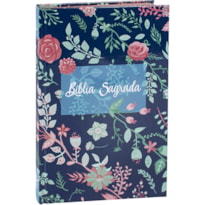 BÍBLIA SAGRADA ARC, PARA MULHER, LETRA REGULAR, CAPA DURA AZUL: ALMEIDA REVISTA E CORRIGIDA (ARC)