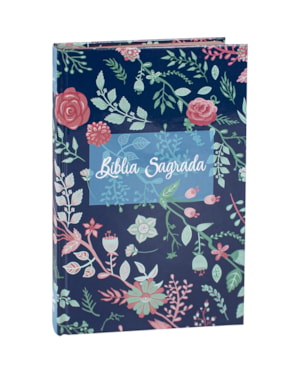 BÍBLIA SAGRADA ARC, PARA MULHER, LETRA REGULAR, CAPA DURA AZUL: ALMEIDA REVISTA E CORRIGIDA (ARC)