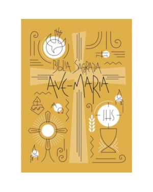 BÍBLIA SAGRADA AVE-MARIA - CAPA SÍMBOLOS