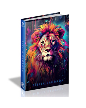 BIBLIA SAGRADA CAPA DURA COLORIDA LEÃO ETERNO PARA JOVENS E ADOLESCENTES NAA NOVA ALMEIDA ATUALIZADA LINGUAGEM ATUAL SBB