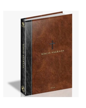BIBLIA SAGRADA CAPA DURA CRUZ MARROM PARA JOVENS E ADOLESCENTES NAA NOVA ALMEIDA ATUALIZADA