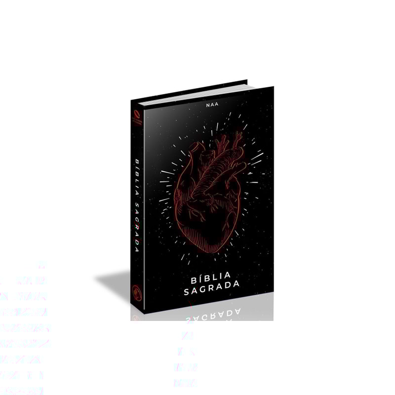 BIBLIA SAGRADA CAPA DURA DE TODO O CORAÇÃO PARA JOVENS E ADOLESCENTES NAA NOVA ALMEIDA ATUALIZADA LINGUAGEM ATUAL - SBB