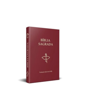 BÍBLIA SAGRADA CAPA VINHO TRADUÇÃO OFICIAL DA CNBB