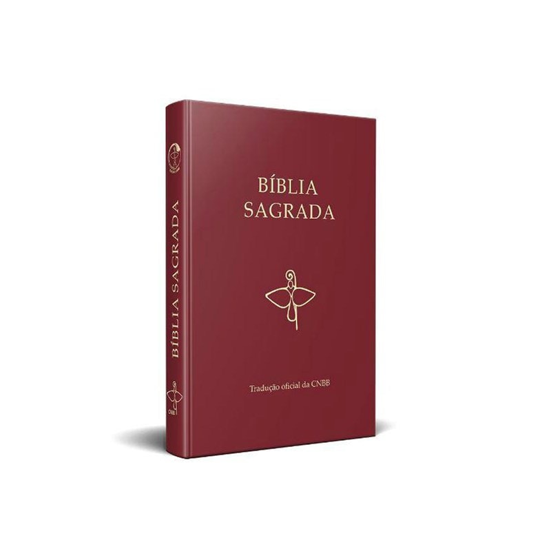 BÍBLIA SAGRADA CAPA VINHO TRADUÇÃO OFICIAL DA CNBB