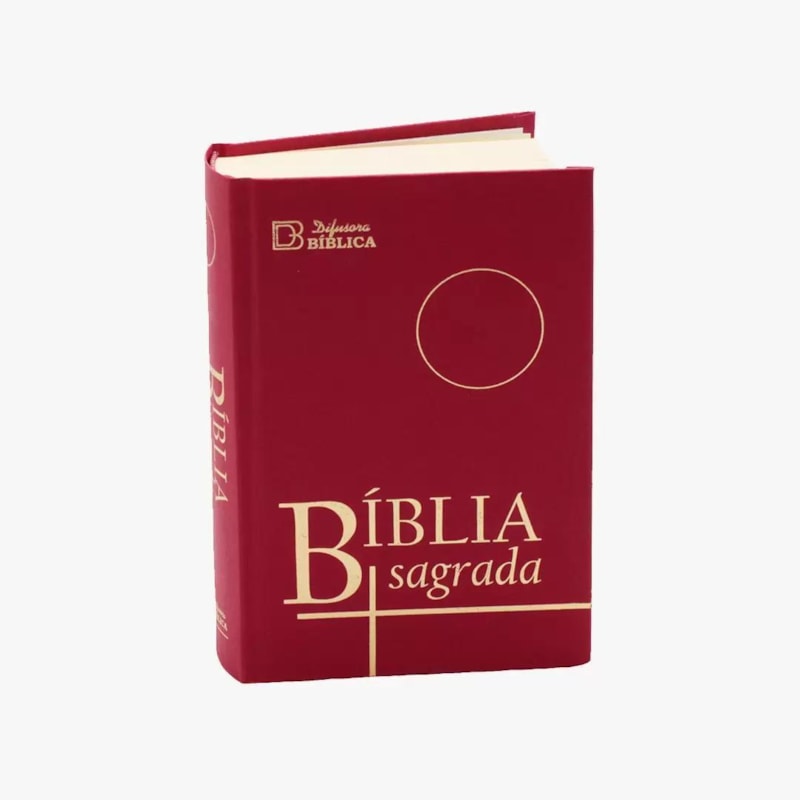 BÍBLIA SAGRADA CAPUCHINHOS - BOLSO CAPA DURA
