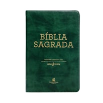 BÍBLIA SAGRADA COUROSOFT VERDE, LEITURA PERFEITA: ALMEIDA CORRIGIDA FIEL