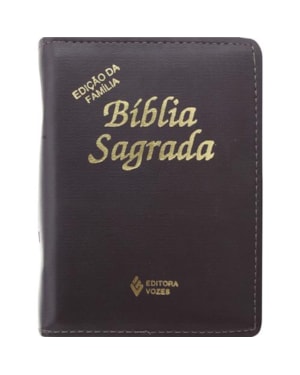 BÍBLIA SAGRADA - ED. FAMÍLIA BOLSO ZÍPER