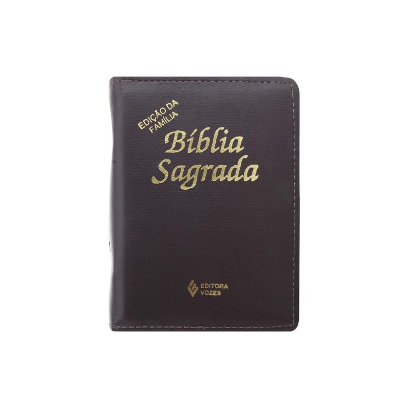 BÍBLIA SAGRADA - ED. FAMÍLIA BOLSO ZÍPER
