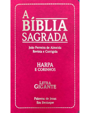 Bíblia sagrada evangélica rosa: com corinho