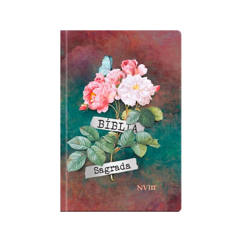 Bíblia sagrada flores buque - nvi: Sua bíblia para leitura sempre