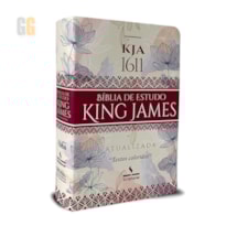 BÍBLIA SAGRADA KING JAMES - CAPA FLORAL