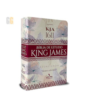 BÍBLIA SAGRADA KING JAMES - CAPA FLORAL