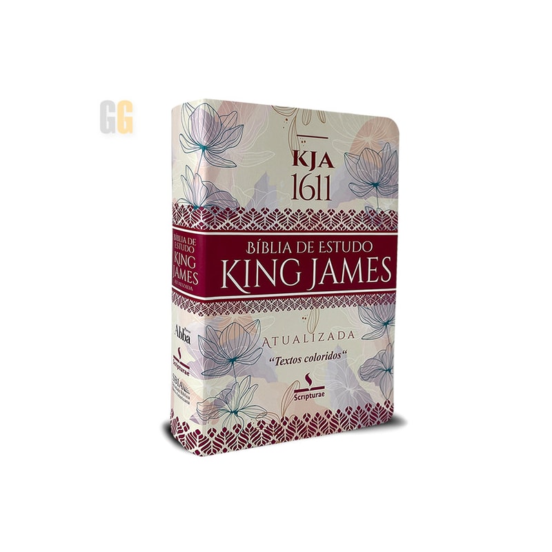 BÍBLIA SAGRADA KING JAMES - CAPA FLORAL