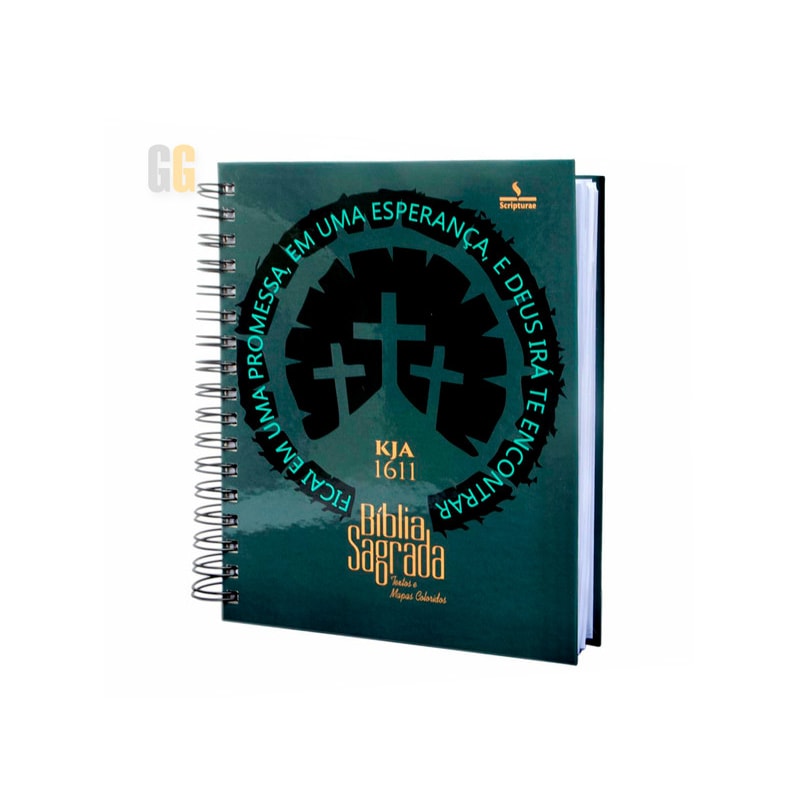 BÍBLIA SAGRADA KING JAMES - CAPA TRÊS CRUZES
