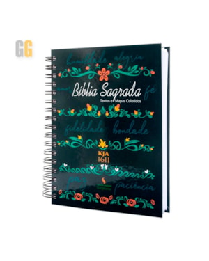 BÍBLIA SAGRADA KING JAMES - CAPA VERDE COM PRETO