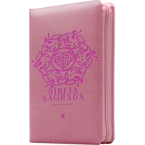 Bíblia Sagrada King James com zíper - Rosa: Versão King James - BKJ