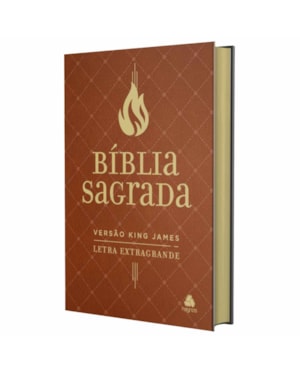 Bíblia Sagrada King James - Letra Extra Grande - Marrom