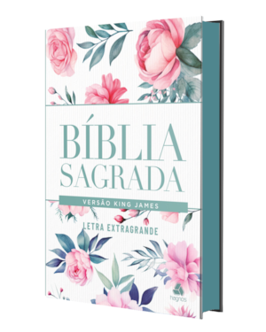 Bíblia Sagrada King James - Letra EXTRA GRANDE - Modelo Vida: capa dura